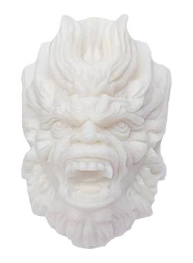 雕刻三通吊坠鹿角牦牛角猛犸紫檀