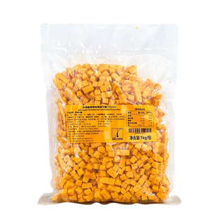 科麦耐烤再制干酪丁1kg 新加坡进口乳酪包面包高熔点辣味奶酪粒丁