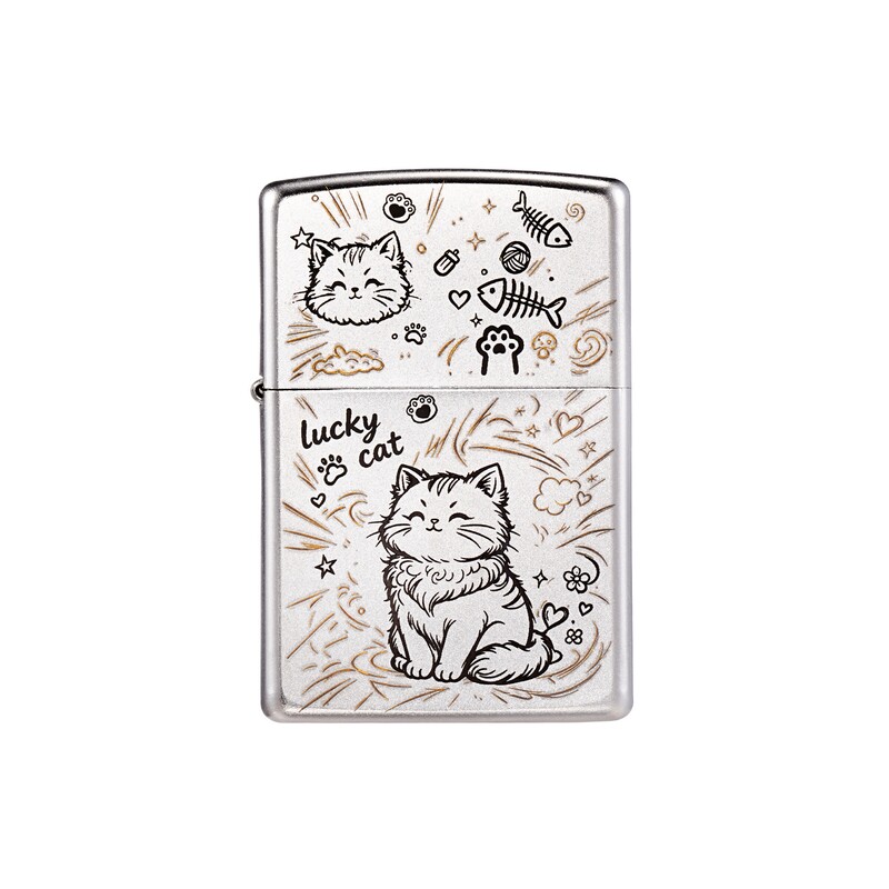 ZIPPO正品防风煤油打火机宠物款