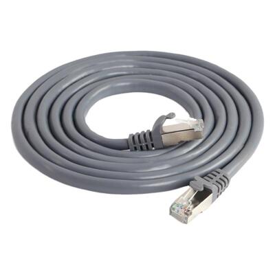 秋叶原Q567/QS5052超五类双屏蔽网线纯铜成品高速电脑网络跳线8芯