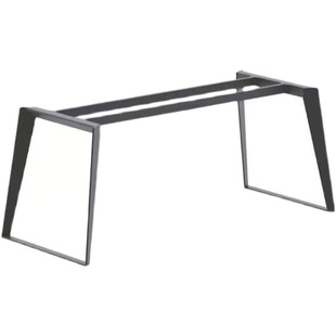 意式岩板餐桌腿支架办公桌腿实木书桌支撑架大理石餐台桌脚桌子腿