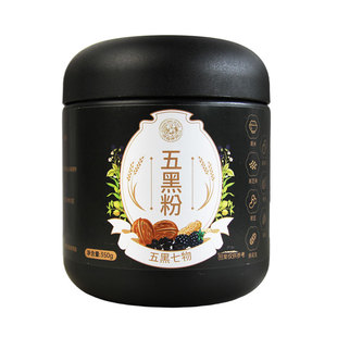 五黑粉350g/罐 营养早餐代餐粉黑米黑豆芝麻糊冲饮五谷早餐代餐