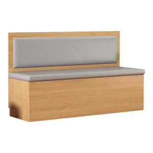 卡座沙发定制家用小户型靠墙沙发椅实木奶茶店商用软包转角储物柜