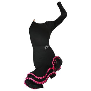 2026春夏新款拉丁舞服装儿童女专业训练表演服高级感大摆裙舞蹈服