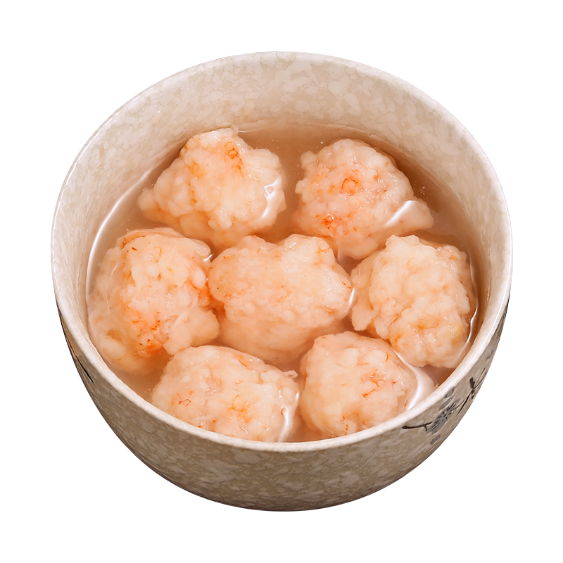 潮庭 潮汕手打虾滑新鲜火锅挤袋虾球商用空气炸锅食材半成品小吃