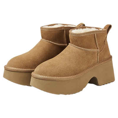 millies妙丽新款时尚加绒雪地靴