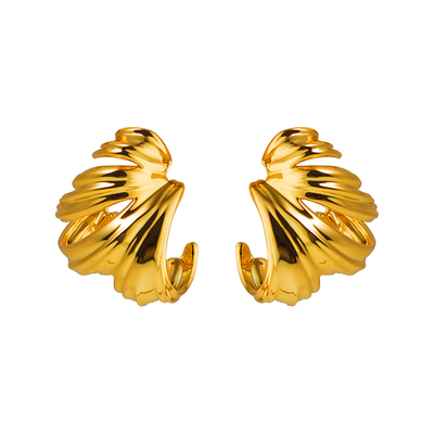 盐岛李宇春同款烟火耳圈大号耳环