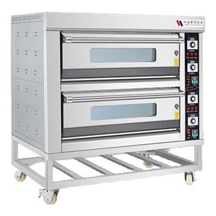 SJHM商用大型电烤箱面包烘焙店双层烤炉平大容量月饼蛋糕燃气烤箱