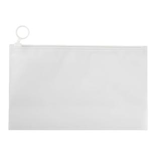 密封分类磨砂防水拉环收纳袋便携式透明拉链式旅行多功能分装袋子