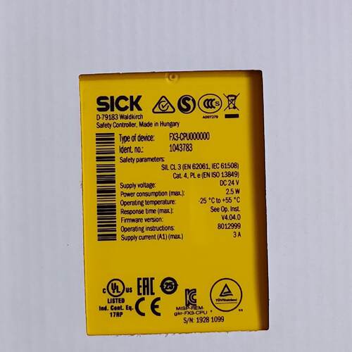 询价-SICK西克安全继电器 FX3-CPU000000  订货号