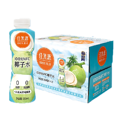 佳果源NFC电解质饮料350ml*12瓶