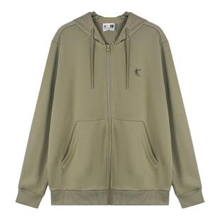 乔丹卫衣开衫外套男2026春季新款官方正品学生帽衫休闲运动服男装