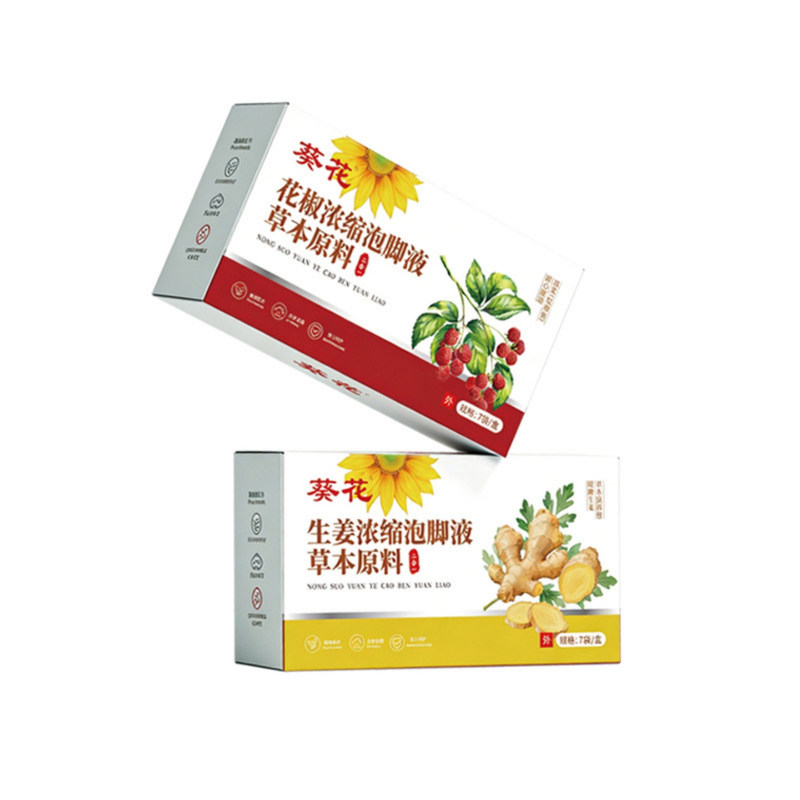 葵花生姜浓缩泡脚液草本原料花椒