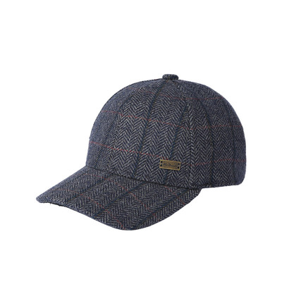 加厚羊毛呢大头围棒球帽