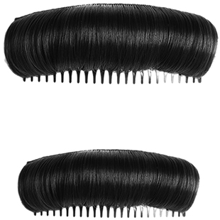 头顶假发片头发扁塌高颅顶发根蓬松垫发神器发梳懒人盘发插梳发夹