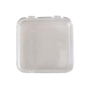 吧唧收纳盒亚克力透明保护壳单个密封防尘美甲盒子徽章谷子展示架