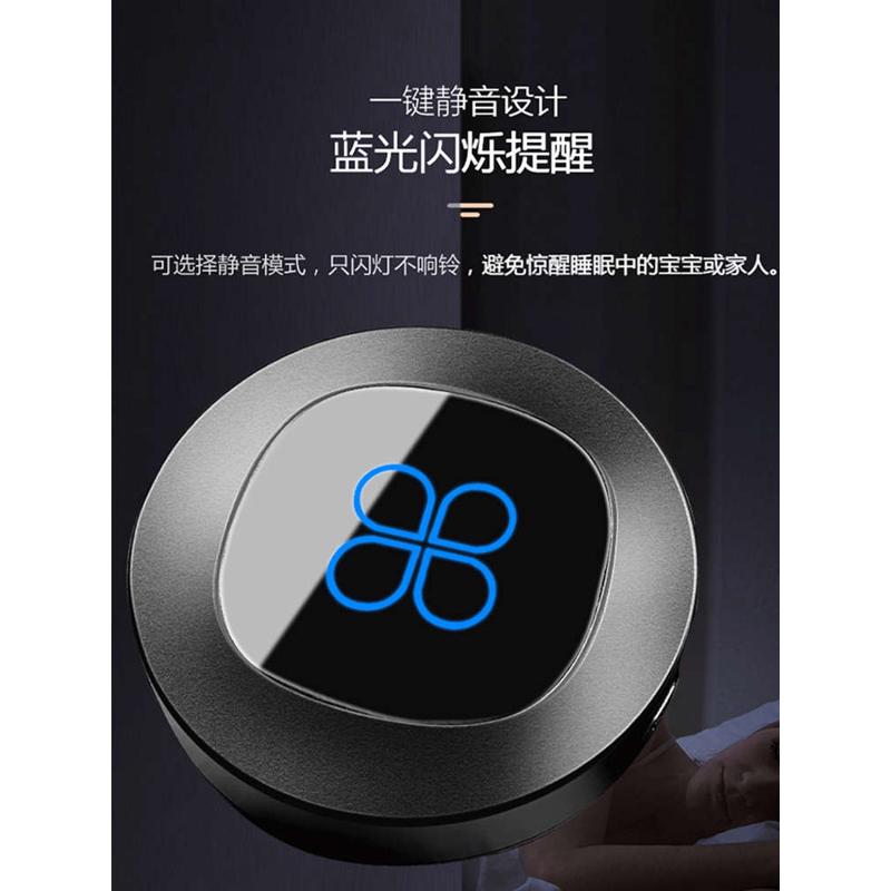 门铃家用无线自发电英规门钟远距离别墅叮咚老人呼叫器防水门铃智