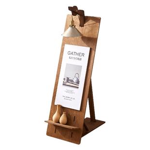 广告展示牌带灯展示板服装店宣传海报展示架户外酒馆门口立牌支架