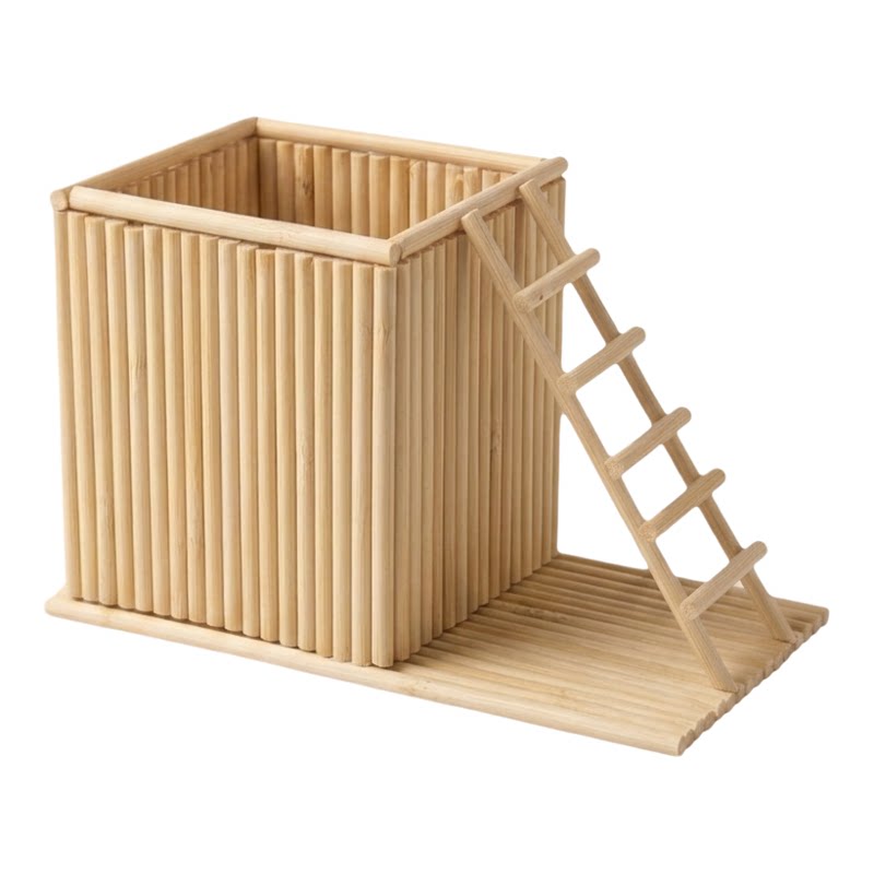 创意天然竹木笔筒手工制作diy