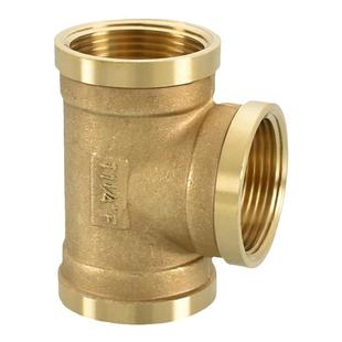 黄铜1.2寸1.5寸2寸内丝三通管古直接DN32 40 50内外丝弯头对丝