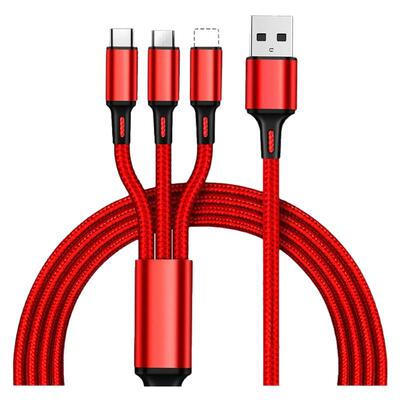 数据线尼龙编织一拖三