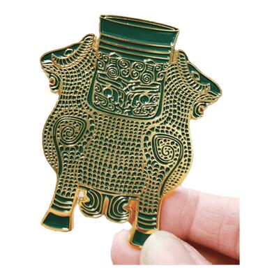 商代双羊尊国宝磁吸金属冰箱贴