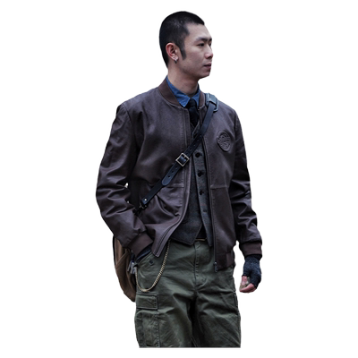 MCS舒适保暖百搭美式皮衣