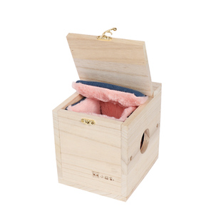 松鼠窝冬天保暖防咬木屋小房子刺猬荷兰猪躲避窝蜜袋鼯用品笼子窝