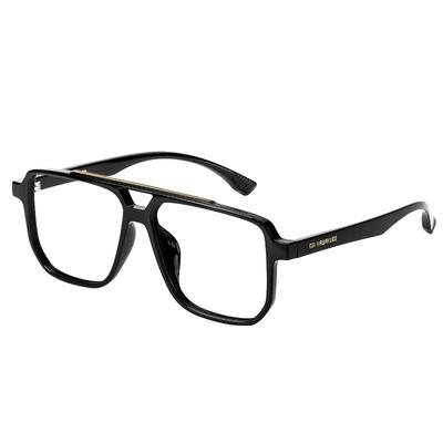 川久保玲复古双梁眼镜框轻韧TR90