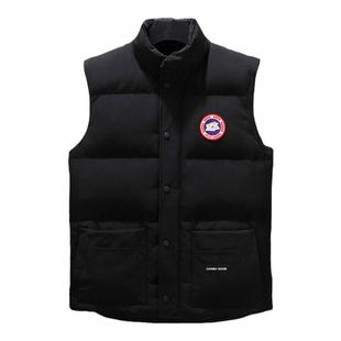 大鹅羽绒马甲男女款外穿2025秋冬季新款无袖坎肩男士休闲夹克外套