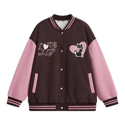 女童棒球服夹克外套春装