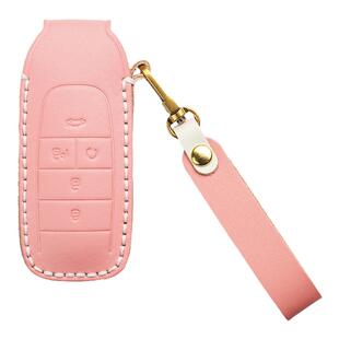 传祺埃安汽车真皮钥匙套 AION S PLUS V Y LX 魅580保护包壳扣链