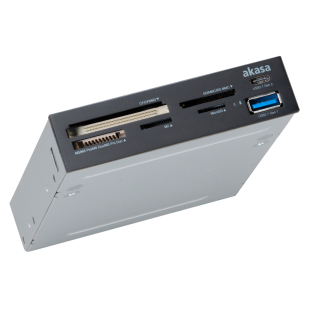机箱软驱位3.0读卡器USB3.1 typec卡槽扩展卡SDXC UHSII高速卡HUB