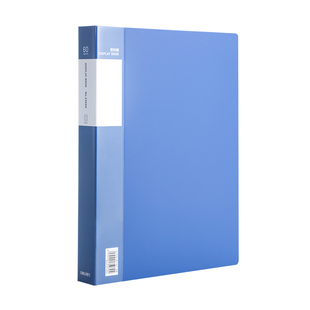 得力文件夹a4资料册透明插页档案夹收纳册文件袋档案整理办公用品合同夹试卷活页夹产检孕检乐谱夹奖状收集册