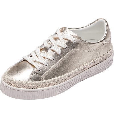 莱尔斯丹奥莱休闲运动小白板鞋女