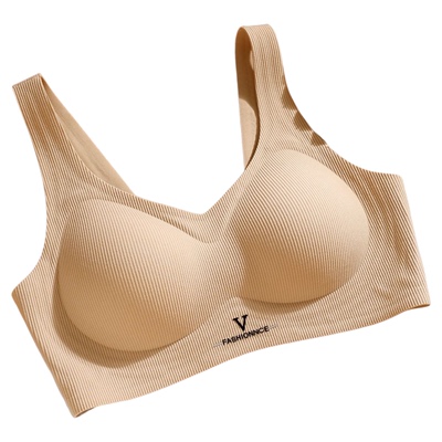 背心式内衣女一体式固定杯小胸