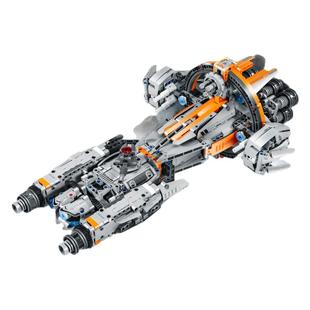 星际战机舰艇太空大战航天宇宙飞船飞机男孩儿童拼装中国积木玩具