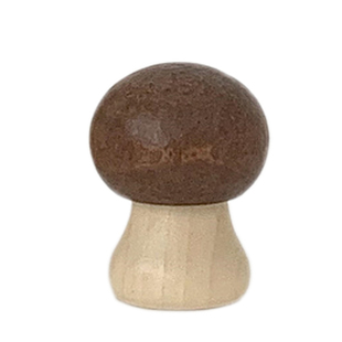 可爱创意蘑菇便签夹摆件复古实木照片夹名片卡片夹桌面留言便条夹