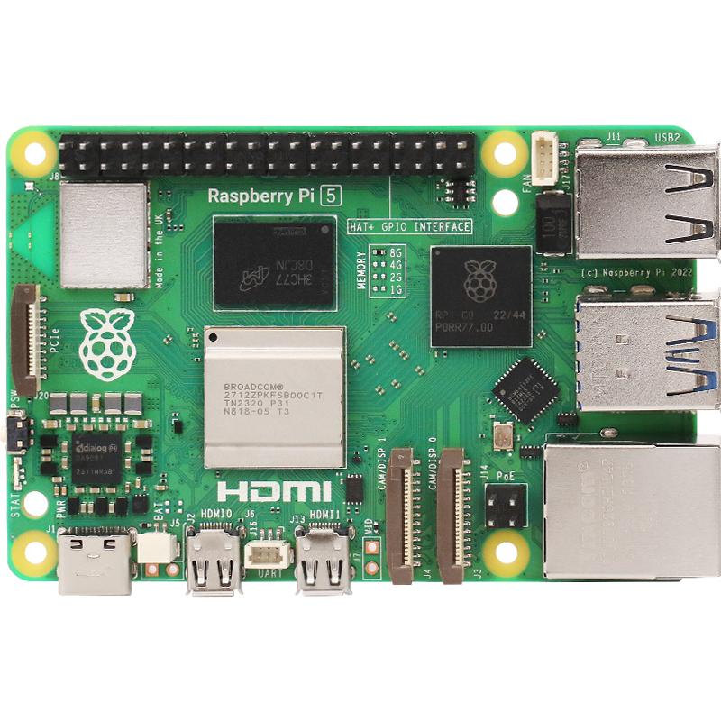 树莓派5/4B视觉开发套件AI智能python OpenCV raspberry pi 5编程