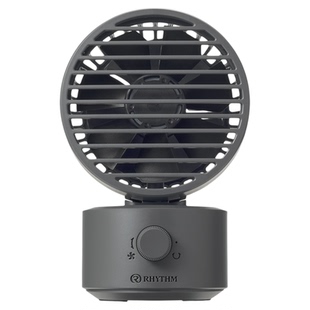 RHYTHM丽声日本品牌办公室静音工位台扇台扇摇头2026新款网红迷你超长续航电风扇USB学生宿舍桌面大风力电扇