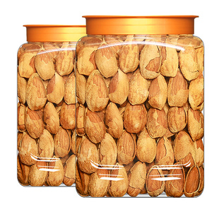 东赛良品巴旦木坚果500g带壳奶油味手剥巴达坦木扁桃杏仁年货干果