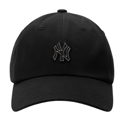 MLB男女情侣NY刺绣小标软鸭舌帽