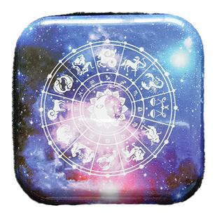 行星星座随身包骰子收纳包马口铁拉链零钱包