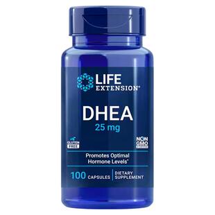 美国原装Life Extension原装DHEA补充剂脱氢表雄酮25毫克*100粒