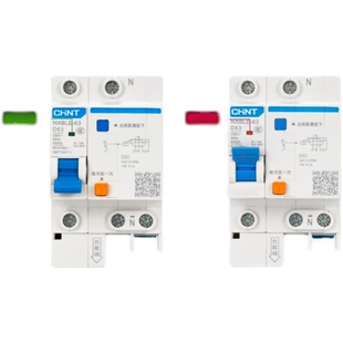 正泰漏电保护器带空气开关2p漏保63A220v家用D型NXBLE三相断路器