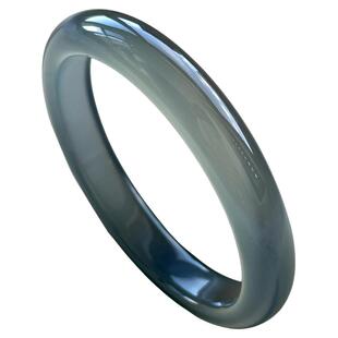 新中式天然库里蓝玛瑙手镯清冷感魅影远山黛古风网红女款情侣妈妈