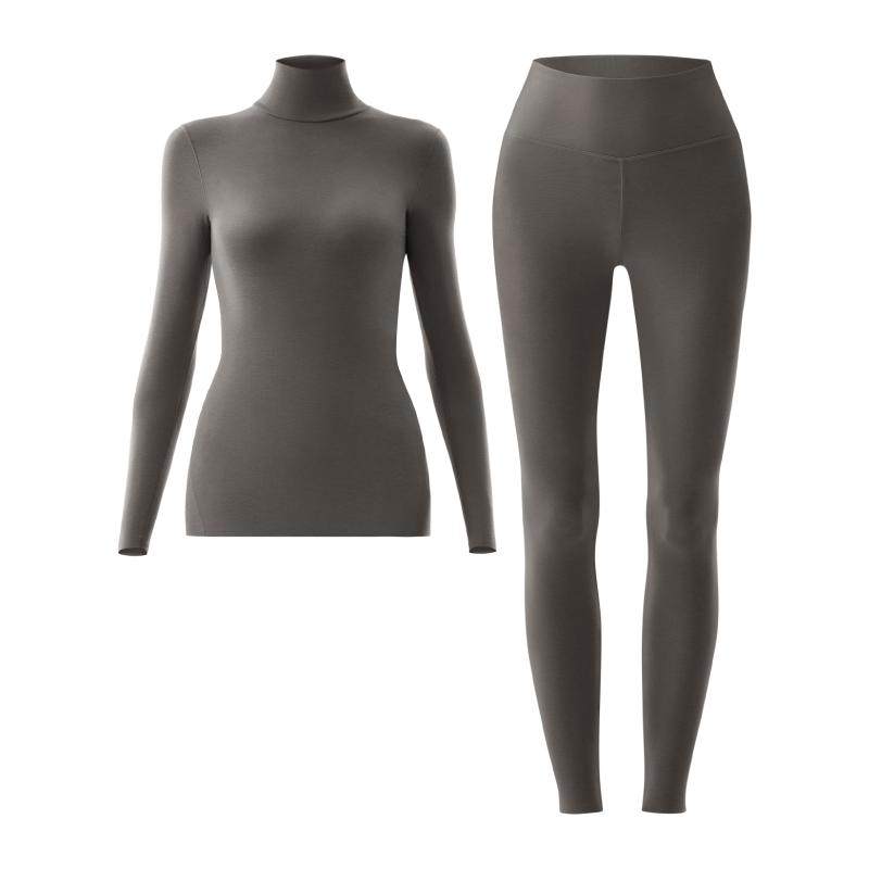 蕉内热皮501+男女士保暖套装