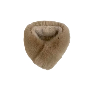 冬季新款狐狸毛领围巾女加厚保暖双面毛绒百搭磁吸毛领围脖