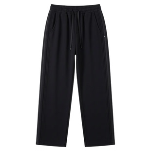 特厚驼驼绒冬季新款长裤子男孩学生加绒大童青少年直筒运动休闲潮