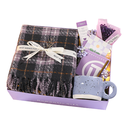 女生围巾礼盒高级感伴手礼